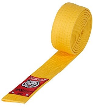 Danrho Junior Taekwondo Judo Karate Gürtel 4 cm Budogürtel 1-farbig einfarbig