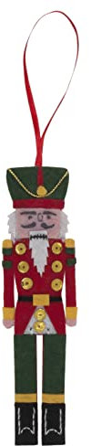 Trimits Christmas Felt Decoration Kits, 16 x 4.5cm, Nutcracker