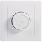 Samfox LED Dimmer Switch, Wall-Mounted Push ON/OFF Rotary Dimmer Switch for Dimmable Led Lights/Incandescent/Halogen Lights, Trailing Edge Dimmer Switch