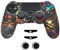 Taifond Anti-Rutsch-Silikon-Controller-Abdeckung für PS4/SLIM/PRO Controller Totenkopf 4.0