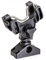 Scotty 290 R-5 Universal Rutenhalter mit 0241 Seiten-/Deckhalterung - Schwarz