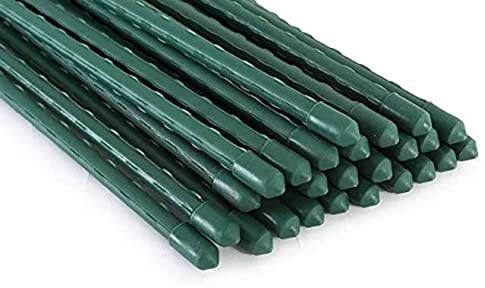 G&B 25 Pack Garden Stakes 11MM Plant Stakes Sturdy Plant Support 90cm Long (90)