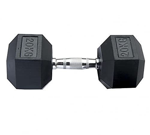 Strongology Hex Dumbbell 20kg Single Home Fitness Training Weights
