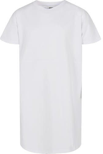 Urban Classics Mädchen Girls Organic Oversized Tee Dress Kleid, Weiß, 158-164 EU