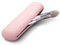 FERYES Custodia porta pennelli da trucco, organizer da viaggio, in silicone, alla moda, portatile, morbida ed elegante, colore: rosa