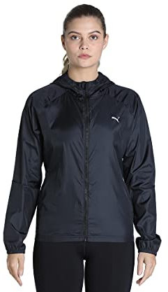 PUMA Vestes de course tissées UV préférées pour femme, Noir , M