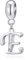 Buchstabe E Charms Initials E Alphabet Anhänger Perlen, 925 Sterling Silber Letra Charm Pendant mit klaren CZ, passen Pandora Ostern Armband, Geschenke für Esposa/Esposo/Verlobung