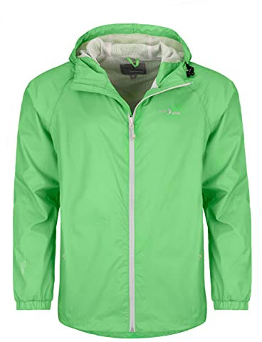 Blue Wave Herren Funktionsjacke Fabian - Outdoor-Jacke Regenjacke Wander- und Fahrradjacke in Grün Größe XL