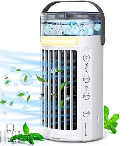 Evaporative Air Cooler Filter, 4 In 1 Air Cooler Cooling Fans For Rooms - Personal Cooling Device Evaporative Air Cooler - Home Office Outdoor Work