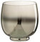 J-Line Windlicht Rund Glas Rach Grau/Silber Medium