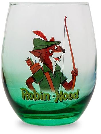 Disney Verre à vin sans pied Motif rouge-gorge des bois Capacité 590 ml