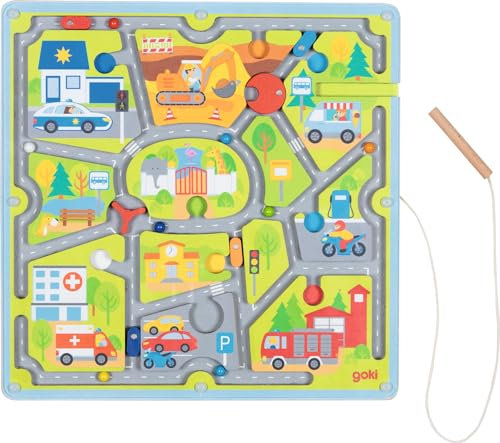 Goki Magnetlabyrinth Kleine Stadt, per St