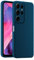 HULLIN Custodia per Telefono in Silicone Colorato, Adatta per Samsung Galaxy S24 Ultra (6.8) - Blu zaffiro