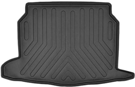 Trimak Passgenau 3D Untere Kofferraumwanne Kompatibel mit Yaris Cross Untere Kofferraummatte Schutzmatte Auto Zubehör Antirutschmatte Kantenschutz TPE Gummi Dauerhaft Schwarz