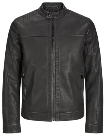 JACK & JONES Male Kunstlederjacke Kunstlederjacke
