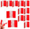 Cerniere adesive in acrilico trasparente,12 cerniere trasparenti in acrilico, piccole cerniere per pianoforte, in plastica, autoadesive, pieghevoli, per armadi, cassetti, mobili, fai da te, 35 x 30 mm