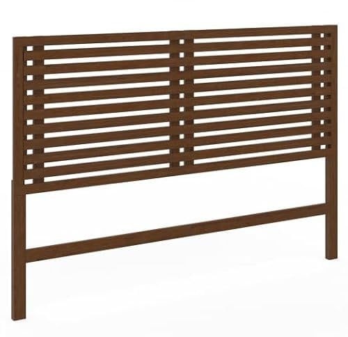 IDMarket - Tête de lit sur Pied en Lattes AVA 160 cm façon Bois Vieilli