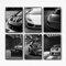 NebulaNova 6Pcs Car Posters Supercar Poster Art Prints For Walls Vintage Racing Car Wall Art For Boys Bedroom (Unframe,8x12inch)