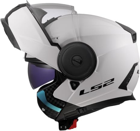 LS2, Modularer Motorradhelm SCOPE II SOLID Gloss White, L
