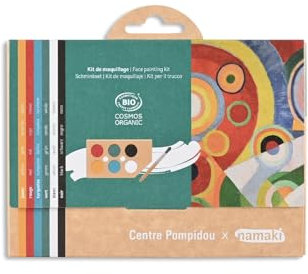 Palette de maquillage 6 couleurs - Centre Pompidou x Namaki | Maquillage bio, hypoallergénique et créatif pour enfants