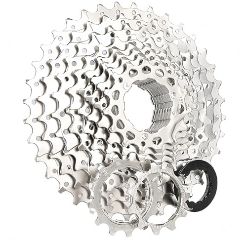 Vegena 8 Speed Cassette 11-32T, Bicycle Cassette, Mountain Bike Freewheel, Bicycle Freewheel Cassette, Bike Cassette for Mountain Bike, Road Bicycle, MTB, BMX