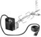 Pesfehhy Gril Électrique Portable - Gril à Gaz Motorisé de Luxe avec Broche à Rôtisserie, Outils et Fournitures pour Barbecue pour