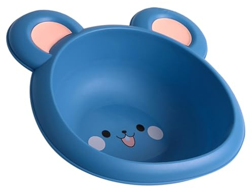 Babywaschbecken für Säuglinge und Kinder, Tragbar Blau aus Pp | Cartoon Design, Kompakt und Leicht, zum Baden und Gesichtwaschen, Robust, Pflegeleicht, für Zuhause