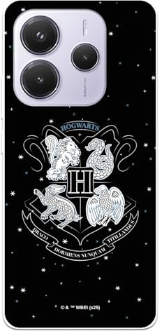 Schutzhülle kompatibel mit Xiaomi Redmi Note 14 5G, offizielles Harry Potter, HP Initialen zum Schutz Ihres Handys, flexible Flüssigsilikonhülle mit offizieller Harry Potter-Lizenz