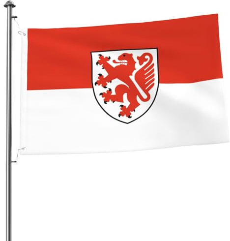 Banner Flagge Deu Braunschweig Langlebige Friedensflagge Wetterfeste Gartenfahnen Für Balkon Feiertage Porch 3X5 Ft