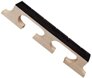 Ponte banjo standard in legno a 3 piedi, ponte banjo di ricambio con 4/5/6 corde, risonanza acustica migliorata, parti di ricambio per banjo