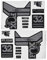 Ecoshirt PN-3TBO-G3SC Stickers Fork Fox 32 SC Performance 2017 Am84 Autocollants Fourche Gabel Fourche Gris
