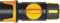 Fiskars Schlauchanschluss, Universalgröße, Ø 9 mm (3/8), SoftGrip-Kontaktpunkte, 60 g, Schwarz/Orange/Gelb, On/Off, 1027085