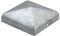Pfostenkappen Zaunkappe Abdeckkappe Pyramide verzinkt 71 x 71 mm (6)