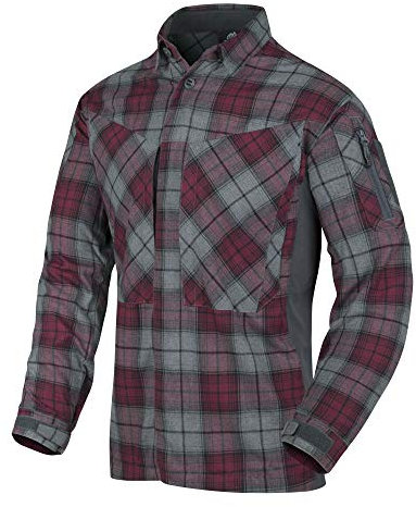 Helikon-Tex MBDU Flannel Shirt Freizeit Outdoor Hemd -Polyester- Ruby Plaid