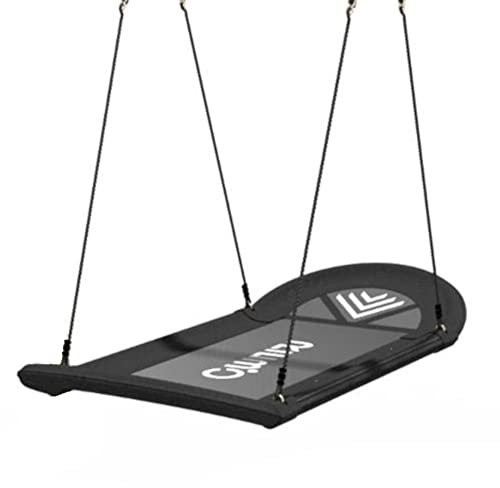Rebo® High Density Fabric Boat Style Swing Seat - Double Boat Swing Seat | OutdoorToys | Supplied with Ropes and Fastenings, Fits Most Makes of Swing Frame