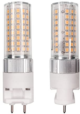 YW G12 LED Lampe 16W Warmweiß 3000K Mais Birne 2-Stifte Bi Pin Leuchtmittel AC85-265V 360° Abstrahlwinkel 1600Lumen Äquivalent zu 160W Halogenlampe für Garage(2 Stück, Nicht Dimmbar Kein Ballast)