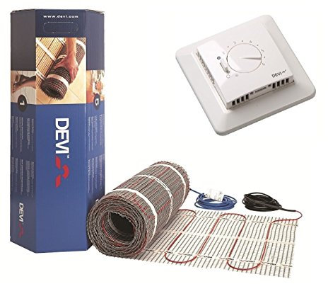 DEVI Devimat Dünnbettset Dünnbett Set mit Devireg 530 Fußbodenheizung DSVF150 (6m2)