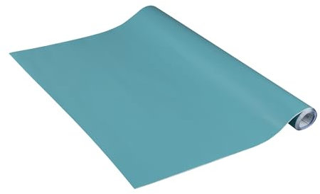 Venilia Klebefolie | Blaugrün Seegrün | Uni Matt Petrol Blau Blaugrün Seegrün, 67,5cm x 2m | selbstklebende Möbel-Folie, Dekofolie, Tapete, Küchenfolie | PVC ohne Phthalate | Made in EU