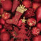 20 Cocktail Servietten Rote Kugeln zu Weihnachten 24cm