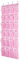 SAVERHO Hanging Shoe Organizer, Over The Door Shoe Organizer with 24 Breathable Mesh Pockets for Men Women Kids Hanging Shoe Storage Rack Organizer Size:58x21 Inch（Pink）
