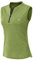 YSENTO Damen Golf Poloshirt Ärmelloses Tennis Shirts Atmungsaktiv Sport Tank Tops mit 1/4 Reißverschluss(Hanf grün,2XL)