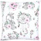 TupTam Kissenbezug Gemustert Bunte Kissenhüllen Dekokissen für Baby und Kinderzimmer, Farbe: Traumfänger/Einhorn/Rosa, Größe: 40 x 40 cm