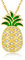 Collier Ananas pour Femme Argent Sterling 925 Ananas Pendentif Collier Bijoux Cadeaux pour Femmes Adolescentes Filles