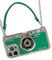 UnnFiko Phone Cases for iPhone 13, Cute Camera Design, 3D Vintage Camera Cover Phone Case with Wrist Strap & Long Lanyard (Green, iPhone 13)