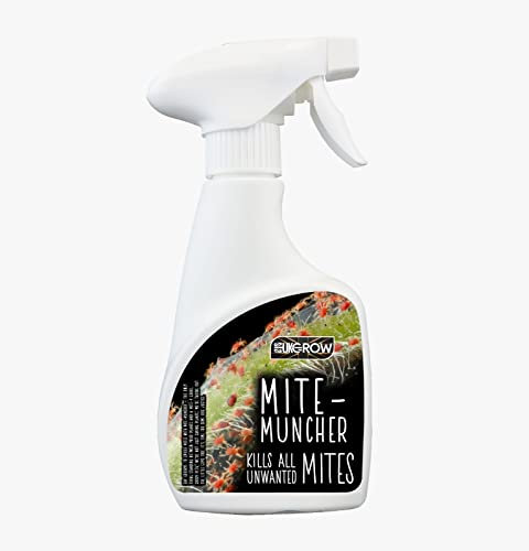 UK GROW:- 1LTR- Mite-muncher- Powerful Insect Killer Sprays Protect Your Plants from ALL Pests- Perfect For Edible Crops (1 LTR, Mite-Muncher)