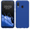 kwmobile Hülle kompatibel mit Samsung Galaxy A20e Hülle - weiches TPU Silikon Case - Cover geeignet für kabelloses Laden - Baltik Blau