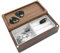 Musiin Luxury Walnut Wood Guitar Pick Holder - Sturdy Guitar Pick Storage Box Display Case Jewelry Box for Men Women Teens Adults - Ideal for Guitar Picks Accessories (Cuboid Style)
