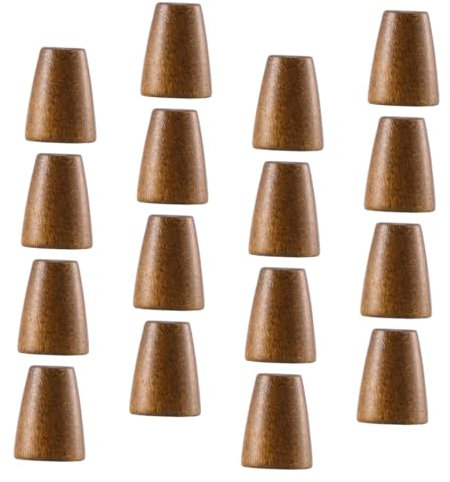 STOBOK 300stücke Kordelstopper Holz Kordelenden Stopper Für Kleidung Rucksäcke -projekte Praktische Und Dekorative Schnürsenkel-enden Für Näharbeiten Und Bastelbedarf