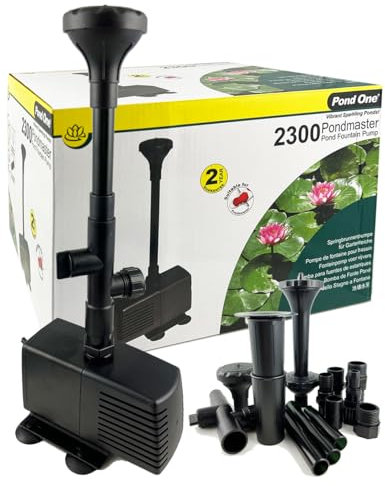 POND ONE 2300 Pond Fountain and Filter Pump… (2200L/H)