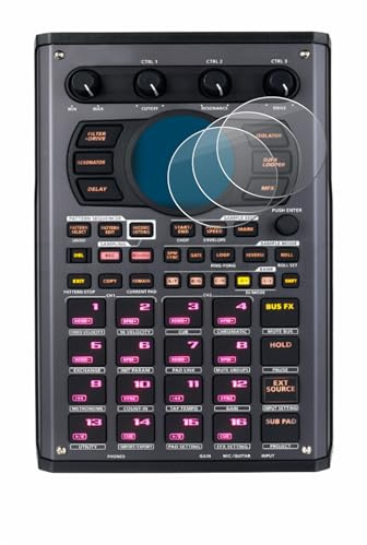 BROTECT Schutzglas für Roland SP-404MKII | 3 Stück Transparenter Displayschutz Made in Germany Schutzfolie Panzer Folie Glas 9H Anti-Fingerprint Einfache Montage Clear